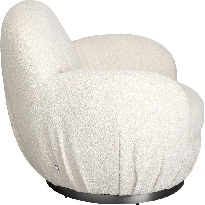 Swivel Armchair Nube Boucle