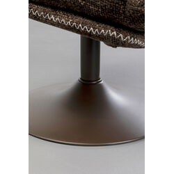 Swivel Armchair + Stool Montreal