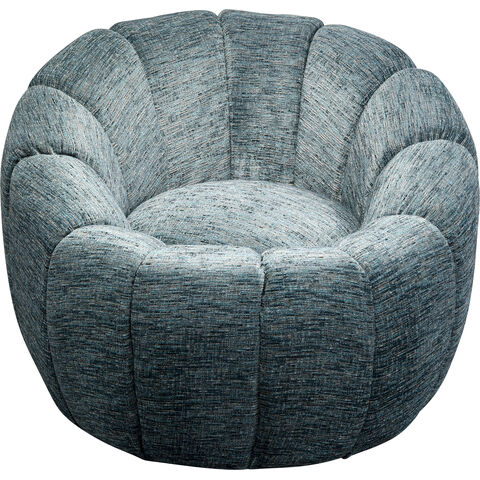 Sillón giratorio Fiori Azul
