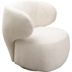 Swivel Armchair Elite Cream