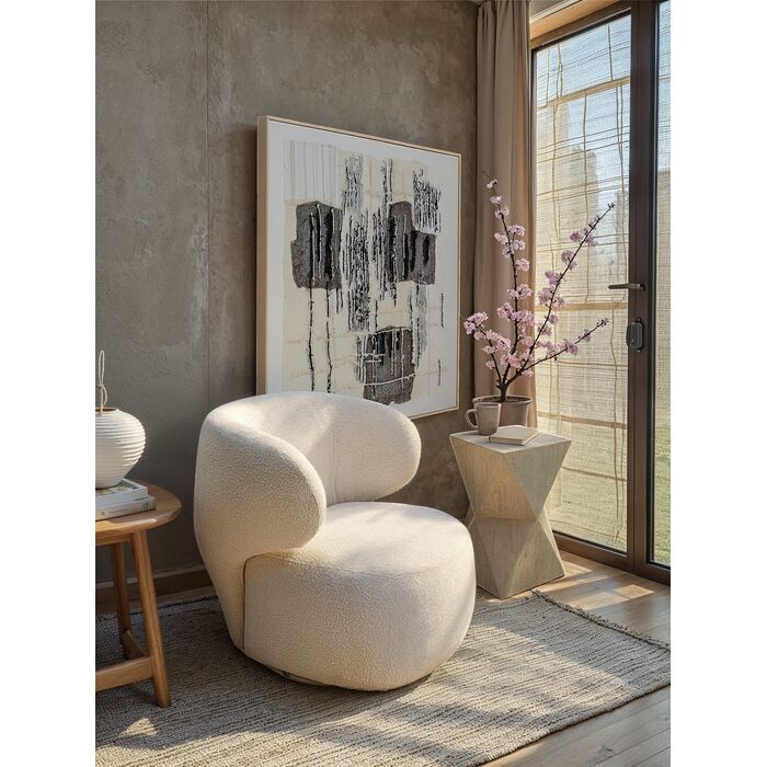 Drehsessel Elite Creme