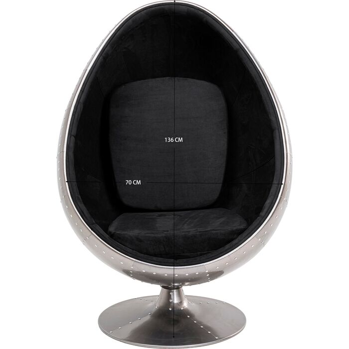 Drehsessel Eye Ball Graphit