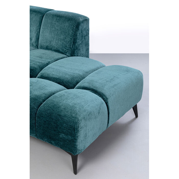 Corner Sofa Nia Glam Dark Green Right 250cm