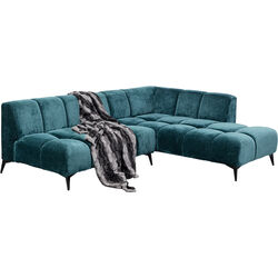 Ecksofa Nia Glam Dunkelgrün Rechts 250cm