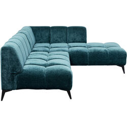 Ecksofa Nia Glam Dunkelgrün Rechts 250cm