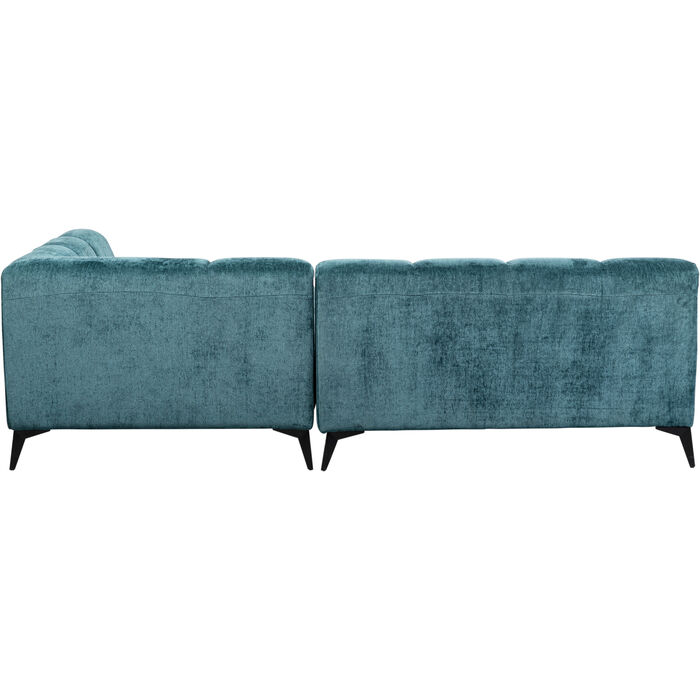 Ecksofa Nia Glam Dunkelgrün Rechts 250cm