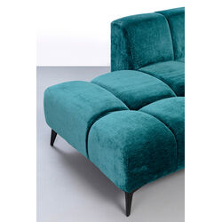 Ecksofa Nia Glam Dunkelgrün Links 250cm