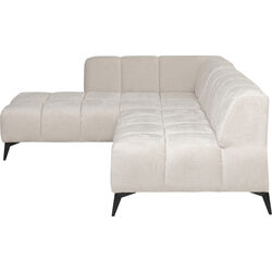 Ecksofa Nia Creme Links 250cm