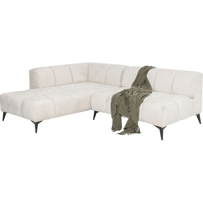 Ecksofa Nia Creme Links 250cm