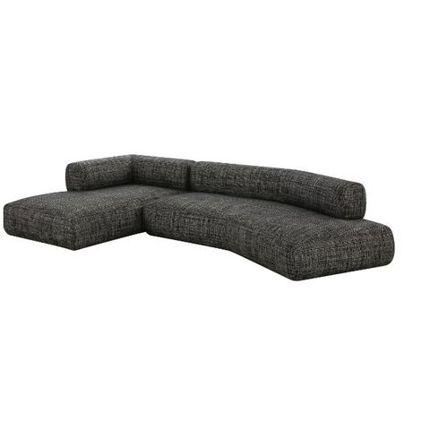 Corner Sofa Bow Left Grey