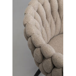Silla con reposabrazos Dean Beige
