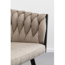 Silla con reposabrazos Dean Beige