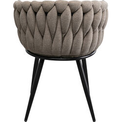 Silla con reposabrazos Dean Beige