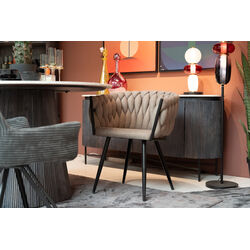 87990 - Silla con reposabrazos Dean Beige