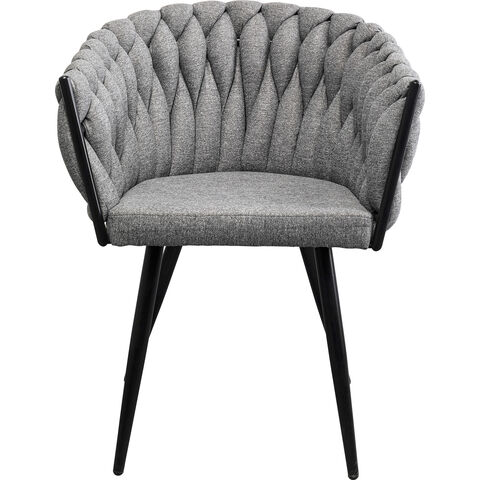 Chair with Armrest Dean Grey