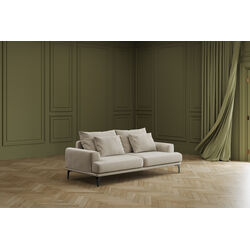 Sofa Napoli 3-Seater Cream 227cm