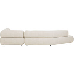 Corner Sofa Bow Right Cream