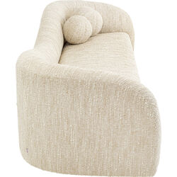 Sofa 3-Seater Livia Melange Cream 261cm