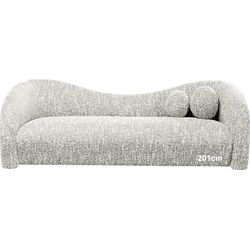88036 - Sofa 2-Sitzer Livia Melange Creme 201cm