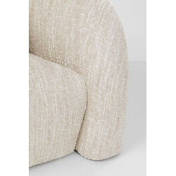 Sofa 2-Seater Livia Melange Cream 201cm