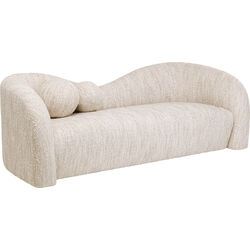 Sofa 2-Seater Livia Melange Cream 201cm