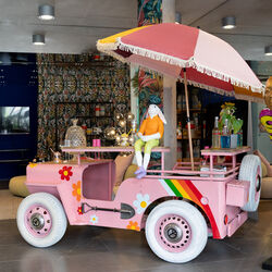 88039 - Bar Flower Power Car 241cm
