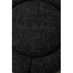 Hocker Peppo Bloom Melange Schwarz Ø72cm