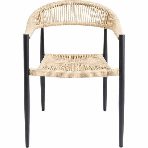 Silla con reposabrazos Palma Crema