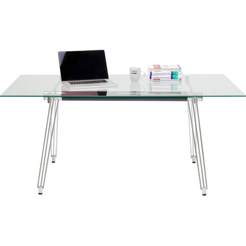 Table Officia Tempered Glass 160x80 cm