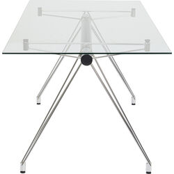 Table Officia verre trempé 160x80