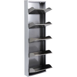 Shoe Container Caruso 5 Silver brushed