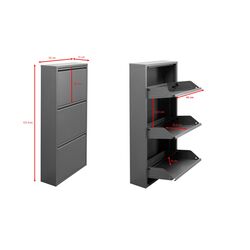 Schuhkipper Caruso 3-er Weiß